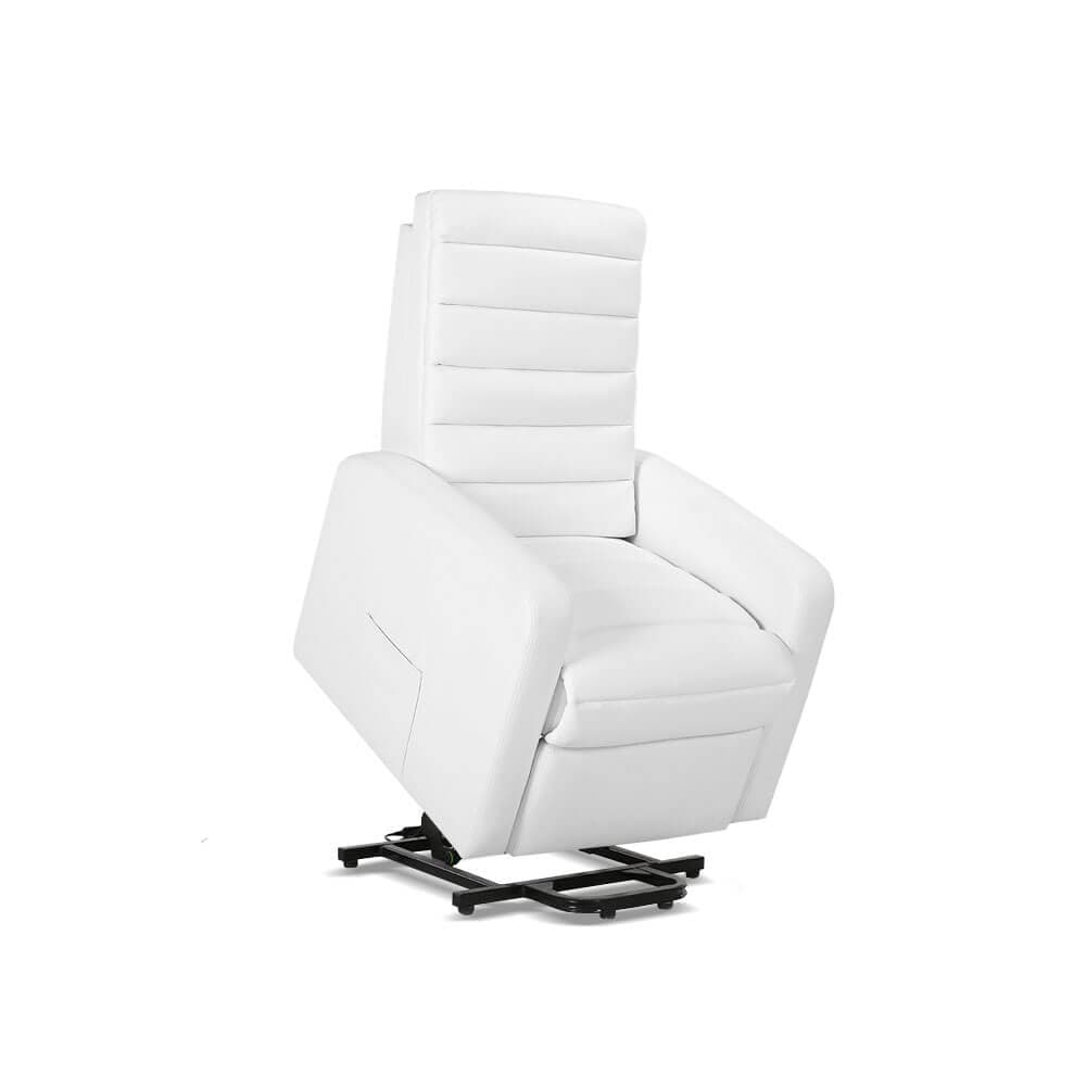 Sillón masaje y levantapersonas Blanco