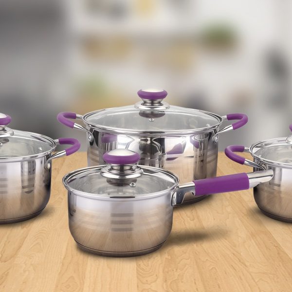 Batería Acero Inoxidable (morada)